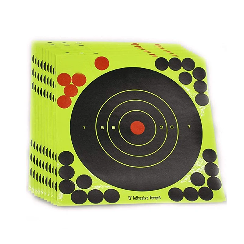 Adhesive Stickers for Reactivity Aim, Splash Flower Target, Lightweight Shoot Target, Durable, 8 in, 10PCs per Lot