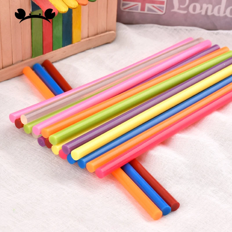 10pcs 7x200MM Hot Melt Glue Sticks For Electric Glue Gun Sealing Wax DIY Art Alloy Accessories Craft Supplies Hand Repair Tool