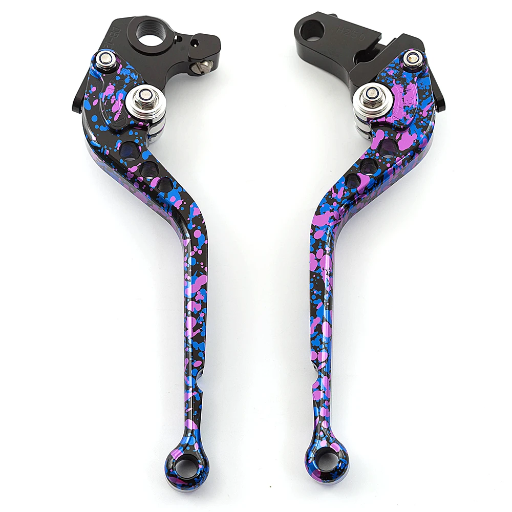 Tie-dye Mix Color Motorcycle Brake Clutch Lever For Yamaha YZF R1 R6 R3 R25 R15 R125 MT03 MT07 MT09 MT 07 MT-09 FZ07 FZ09 Levers