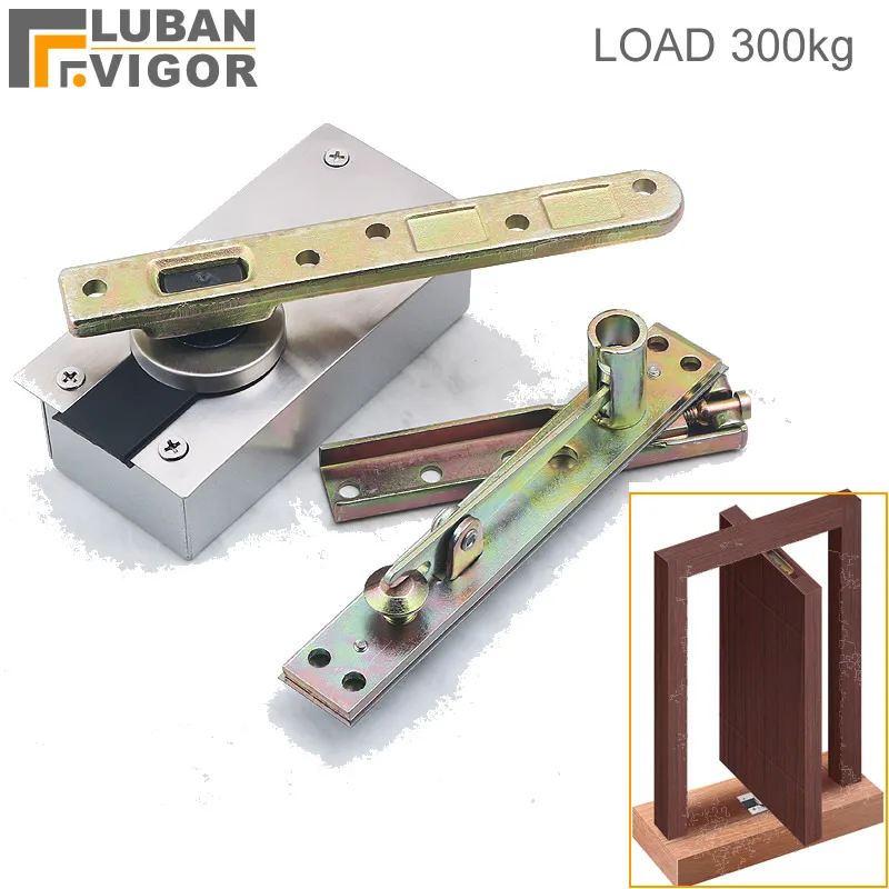 

Load 300kg wood door shaft hinge Invisible hinges Rotate 360 degrees No buffer function No positioning No spring door hardware