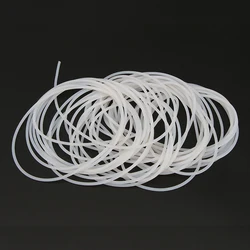 Diameter 1 1.5 2 3 4 5 6 7 8 9 10 mm Silicone Rubber Rod Silicon Cord Silicone Bar, Milky White Color