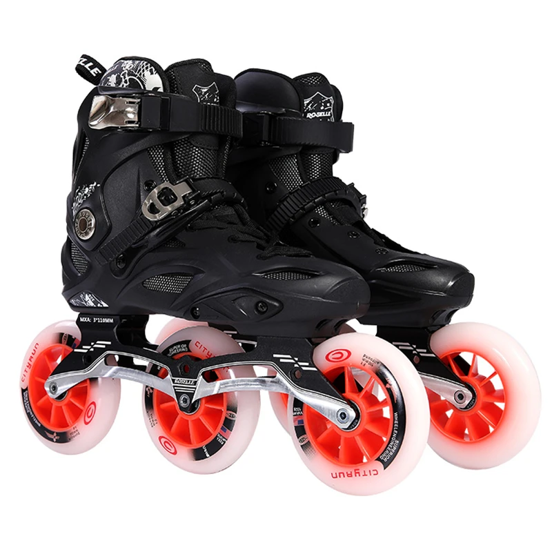 Große drei-rad erwachsene roller skates männer und frauen rollschuhe schuhe in-linie erwachsene professionelle geschwindigkeit skating skates