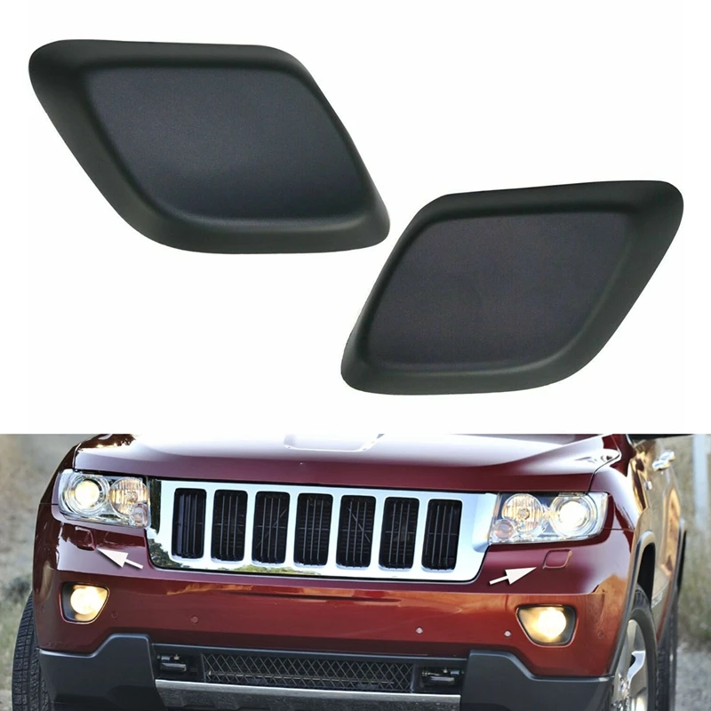 

Headlight Washer Spray Jet Cover 68078291AB 68078290AB for Jeep Grand Cherokee 2011 2012 2013 Left Right Side