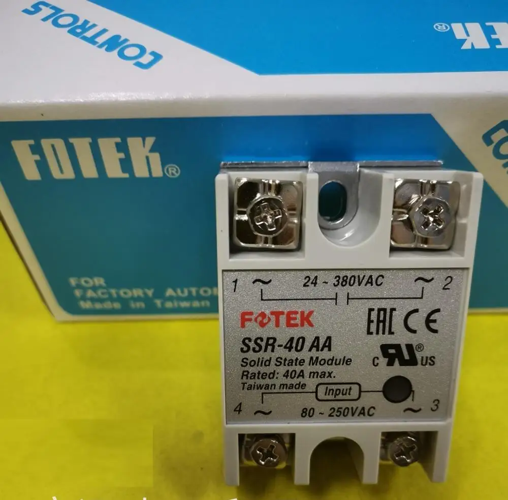 

SSR-40AA New original Taiwan FOTEK SCR module economical solid state relay