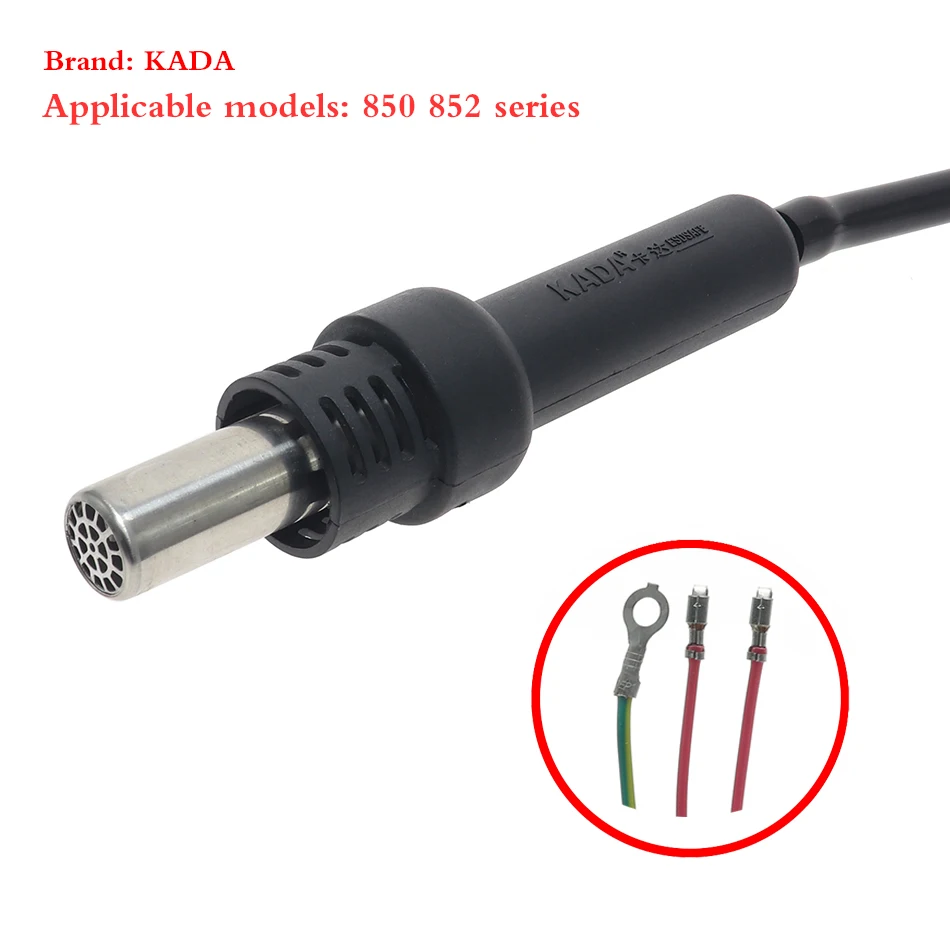 Original KADA 850 Series Digital Display Desoldering Station Hot Air Gun Handle Four Core Five Wire and Wind Tsui