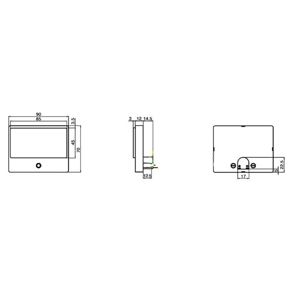 2pcs TN-90 DENON VU Meter Panel Head Tube Amplifier Level Audio DB Table Bridge Power Sound Pressure Strap Chassis Backlight