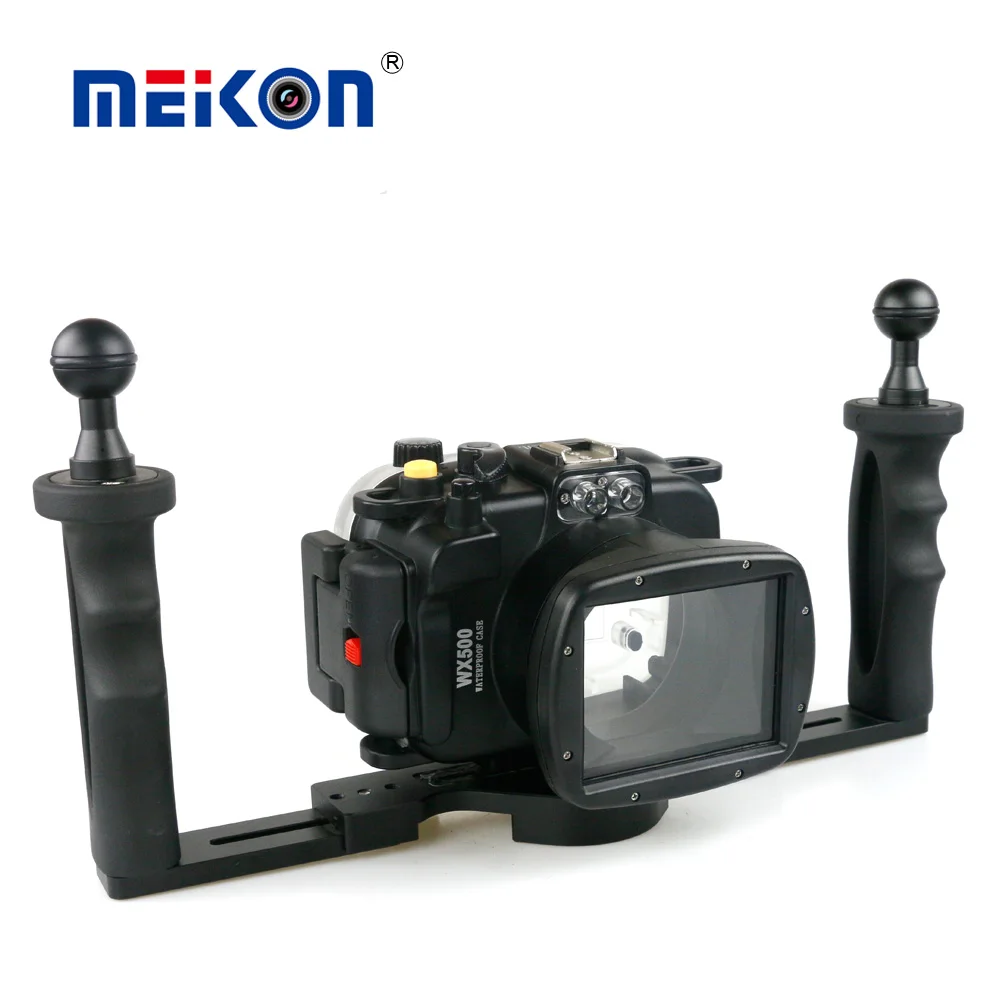 MEIKON 40M/130FT Professional Waterproof Camera Box For Sony WX500 Underwater Diving Housing.