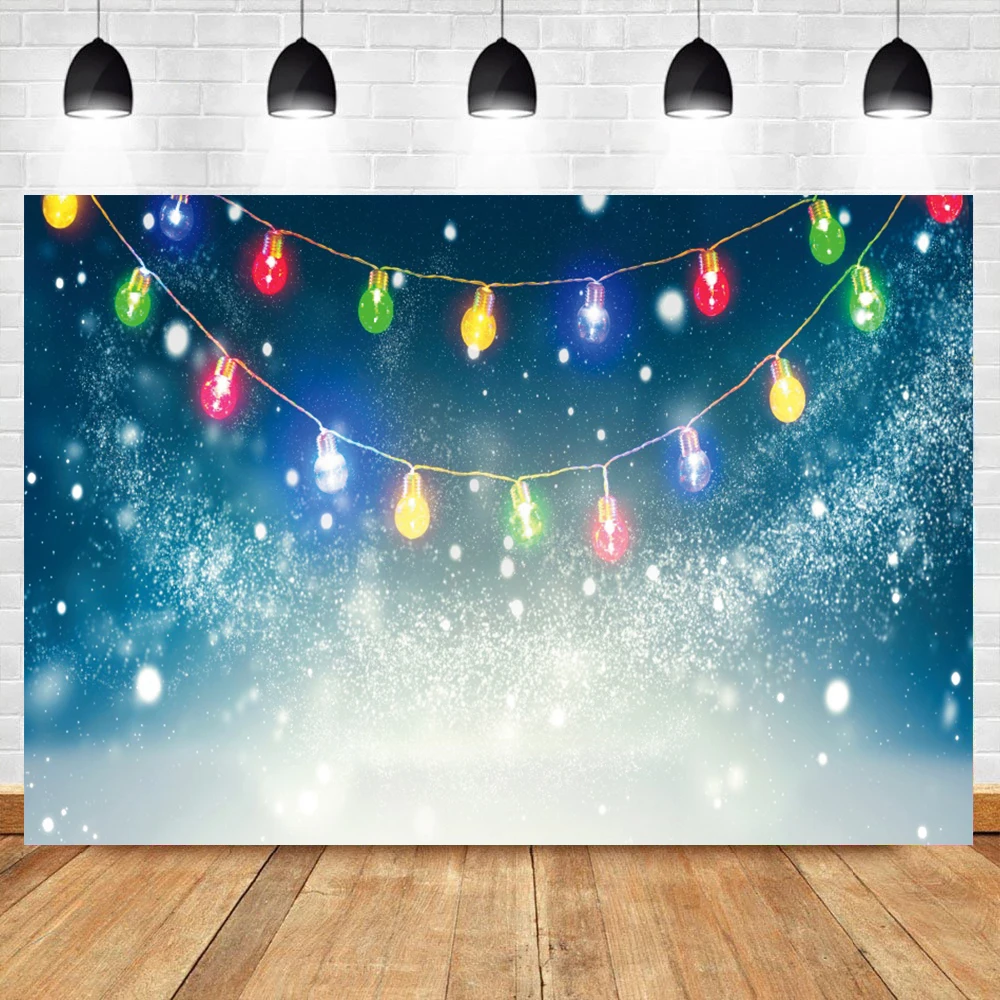 Laeaco-pano de fundo para fotografias, pano de fundo brilhante, estrela, inverno, neve, flocos de nece, decoração de festa, cenário, fotochamada, estúdio de fotografia