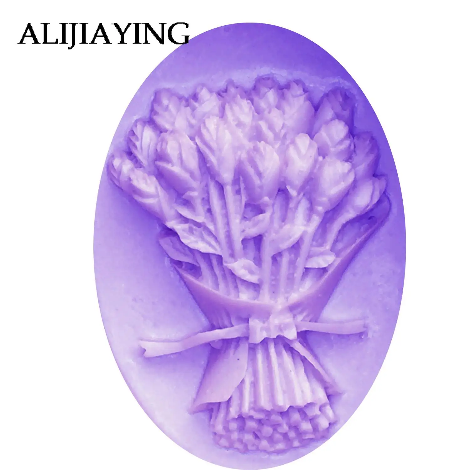 M908 Rose Flower Bunch Shape 3D Silicone Mold Soap Chocolate Mould For Kitchen Baking Clay DIY Cake Decorating Tools