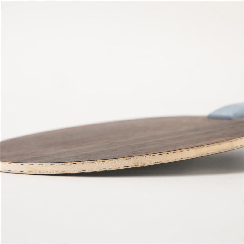 Raqueta de tenis de mesa de ébano, estructura de W968-5, madera de 5 capas más 2 capas de carbono, interior de ping pong, paleta de murciélago para