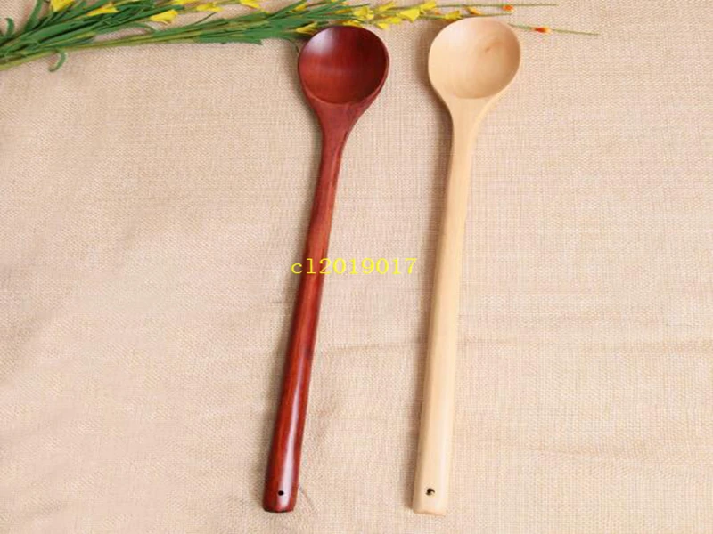 33cm high quality wooden soup spoon wooden stirring spoon