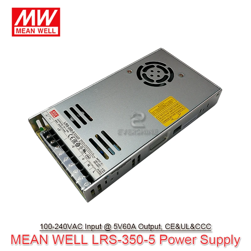 LRS-350-5 5V/350W MeanWell Switch Mode power supply AC100-240V input 5V/350W output For LED Display Screen usage