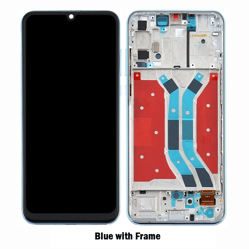 Original For Huawei Y8P 2020 AQM-LX1 LCD Display Screen Touch Digitizer Assembly For 6.3‘’ Huawei P Smart S With Frame Replace