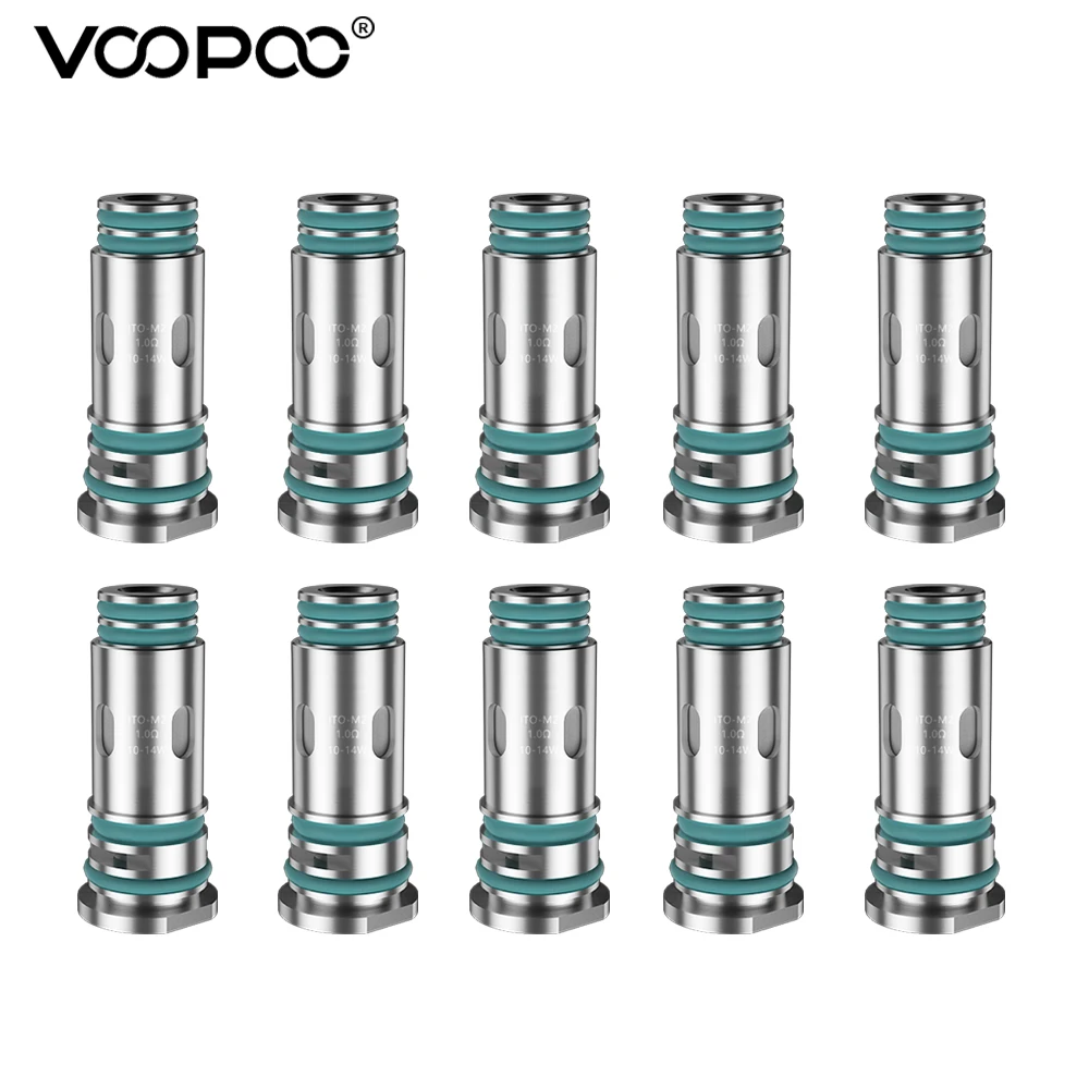 Official VOOPOO ITO-M2 Mesh Coils 1.0ohm MTL Coil 10-14W Fit VOOPOO Doric 20 Vape Pen Kit ITO Pod System Vaporizer E-Cigarette