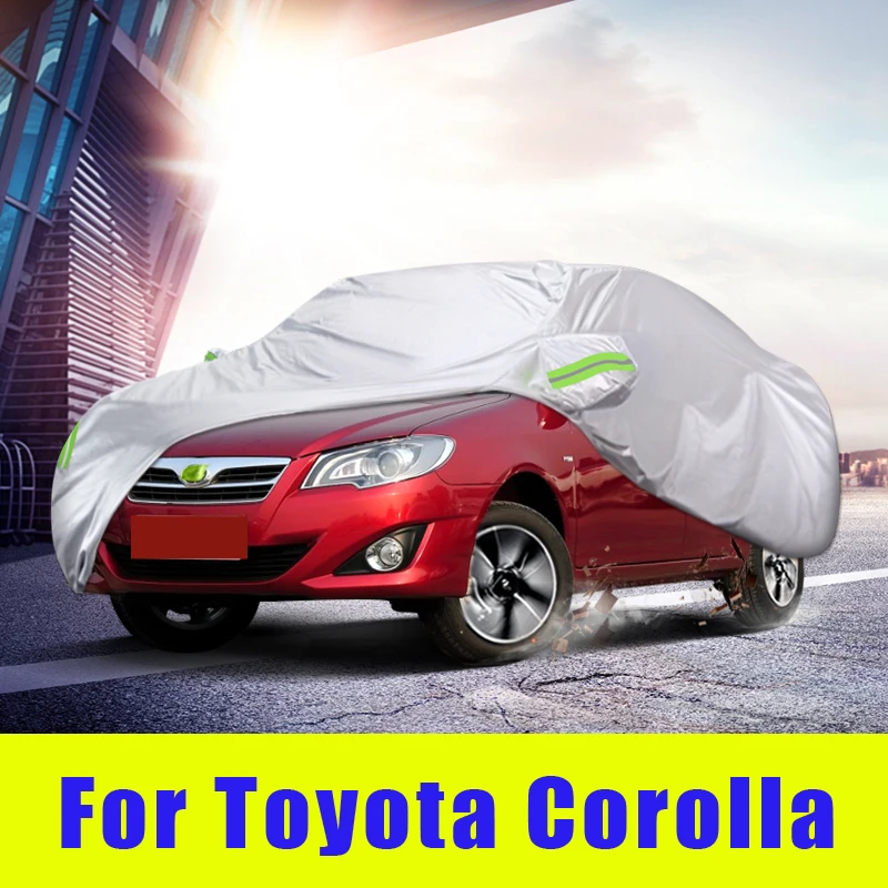 

Waterproof Full Car Covers Outdoor Sunshade Dustproof Snow For Toyota Corolla Altis E140 2007-2013 Accessories