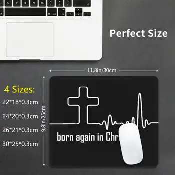 Yeniden doğmuş mesih Mouse Pad DIY baskı yeniden doğmuş mesih tekrar doğmuş tanrı mesih İsa İncil