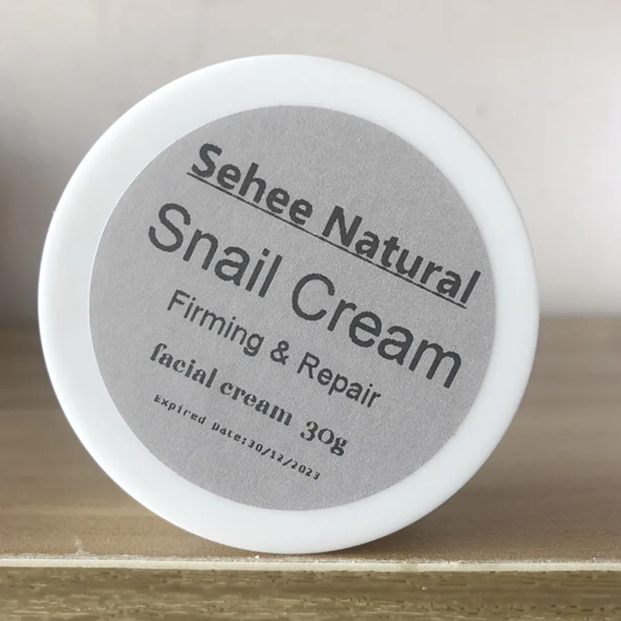 

50pcs/30g Snail Cream Whitening Moisturizing Brightening Firming Neck Cream Facial Lifting Products Senium Pores Beauty Salon