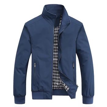 2025 Spring Autumn Casual Solid Fashion Slim Bomber Jacket Men Overcoat New Arrival Baseball Jackets Men's Jacket M-6XL 8XL Top 9