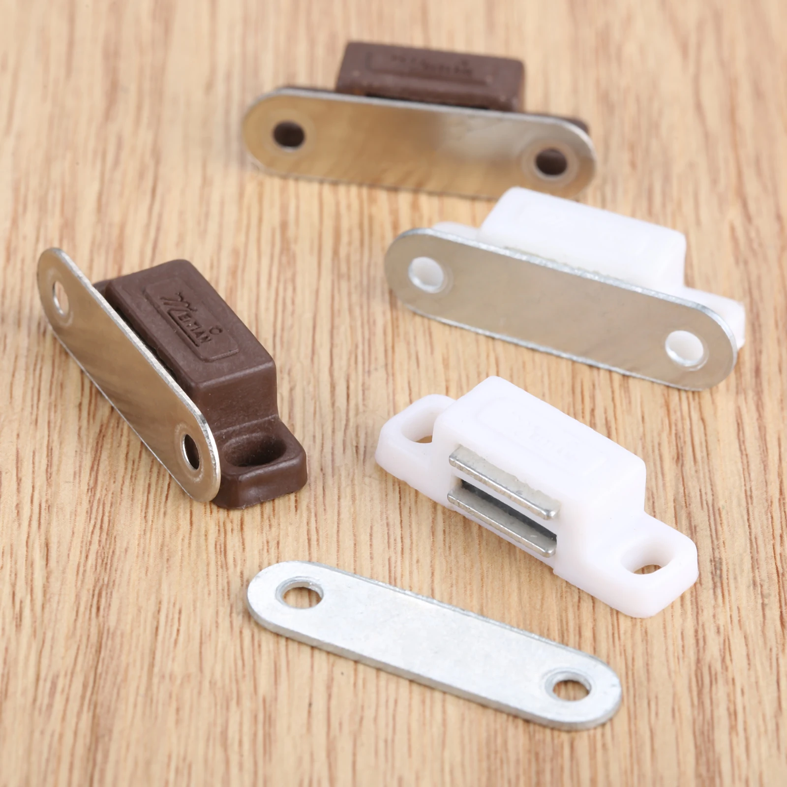 5pcs Magnetic Catches Door Closer Cabinet Cupboard Wardrobe Catch Latch Furniture Hardware 27*10mm