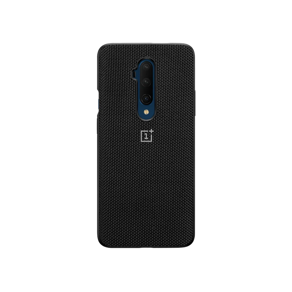 Original 100% Oneplus 7T Pro Case official Stock Sandstone bumper Karbon Nylon Protection Back Cover