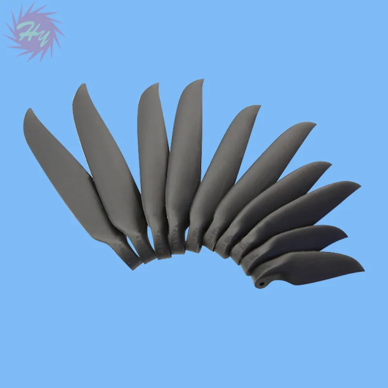 4PCS HY Electric Model Glider Flying Folding Paddle Diameter 6--18.5 Inch Black Folding Propeller for RC Airplane Parts