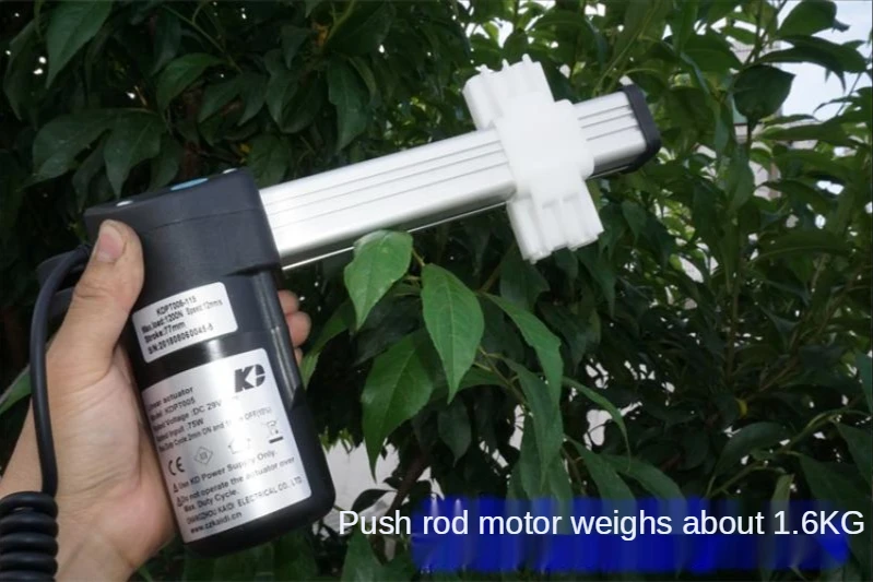 77Mm Stroke 29V Dc Screw Electric Slider Lifting Motor Push Rod 1200N 24V29V