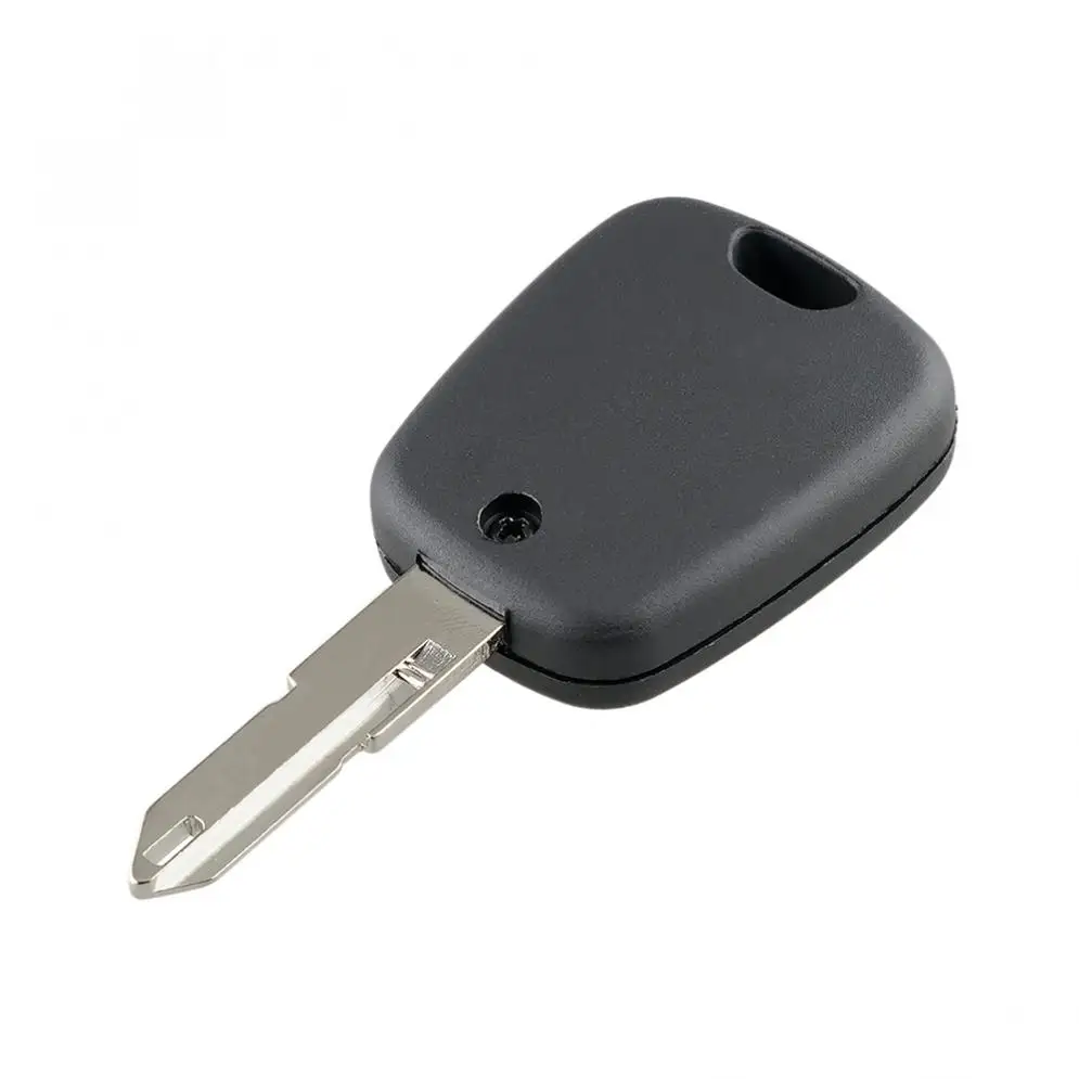 Capa para chave remota de carro com 2 botões, substituição de chave com lâmina 206 e 2 micro interruptores adequados para peugeot 106 206 306 406