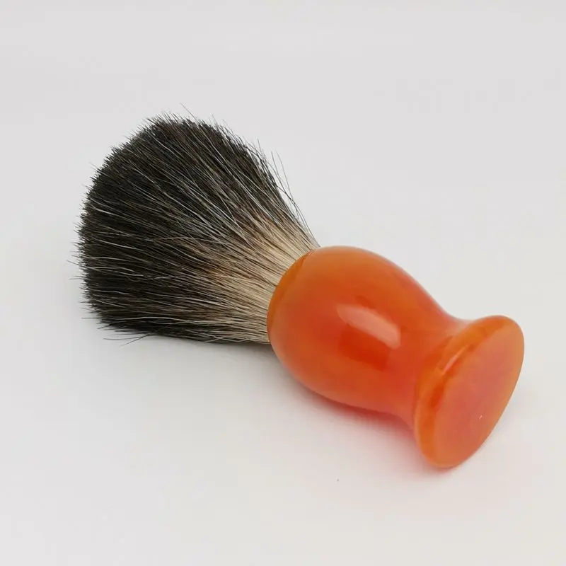 TEYO Black Badger Hair Shaving Brush For Double Edge Razor Shaving Cream