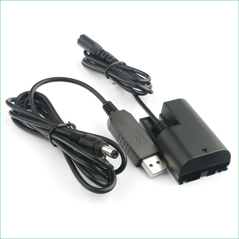 Batería ficticia QC3.0 LP E6 E6N ACK-E6, batería y cargador de CC, Cable USB para Canon EOS 6D 7D 60D 70D 80D 90D R R5 R6 5DS 5D Mark II