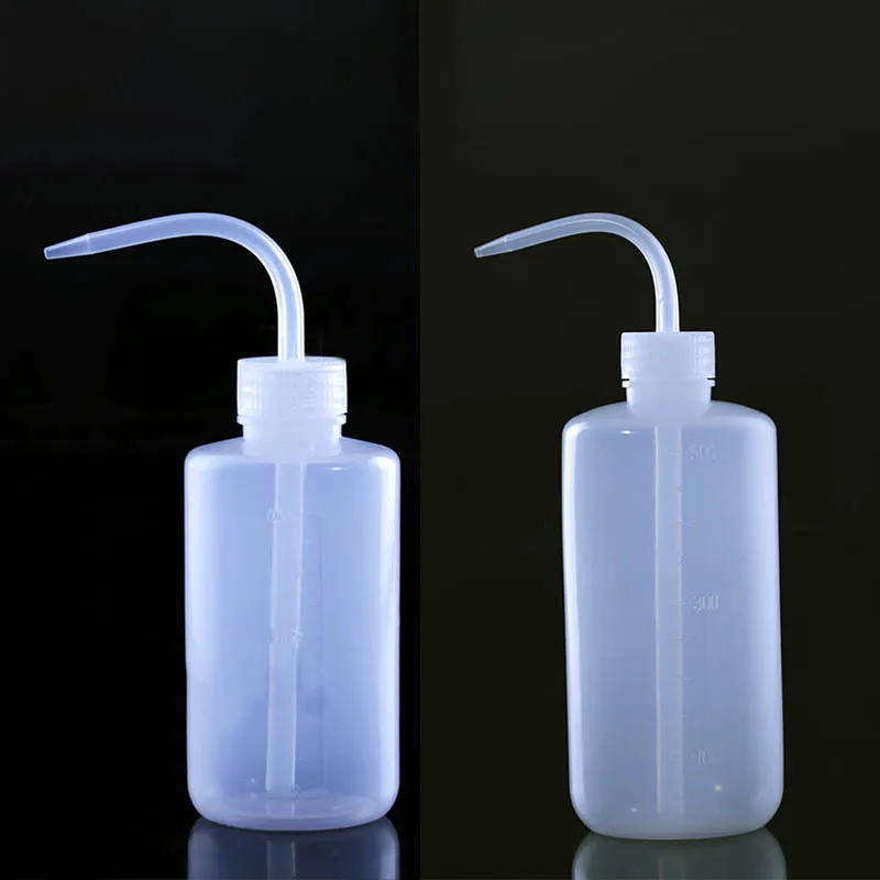 250/500ML Squeeze Bottle Succulent Potted Plant Watering Pot Long Nozzle Portable Plastic Tattoo Clean Watering Can Tools