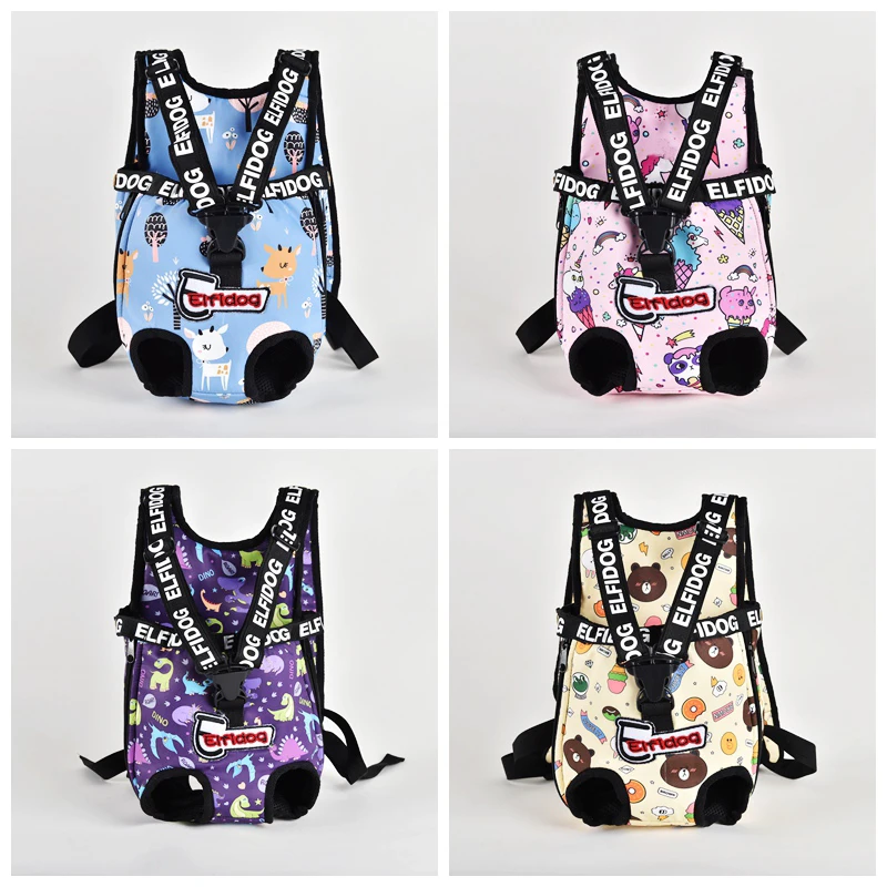 French Bulldog Pet Backpack Carrier For Cats Puppy Dogs Small Animal Front Back Shoulder Travel Comfort Bag Carrying Para Perro