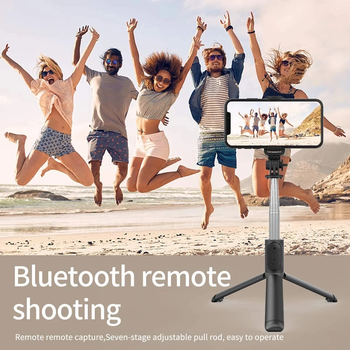 Statief Selfie Stick met Gimbal-stabilisator voor telefooncamera Smartphone Mobiele mobiele houder Stand LED-ringlicht Bluetooth-monopod