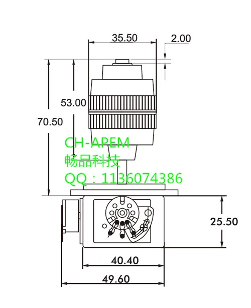 Joystick Joystick Potentiometer Joystick Sicherheit Pan/tilt Matrix Tastatur Ball Maschine