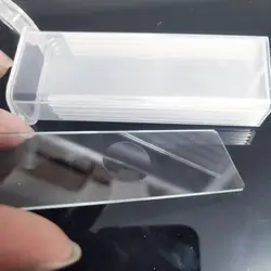 Lames de verre vierges pour microscope concave réutilisable, spécimen liquide, 5 pièces