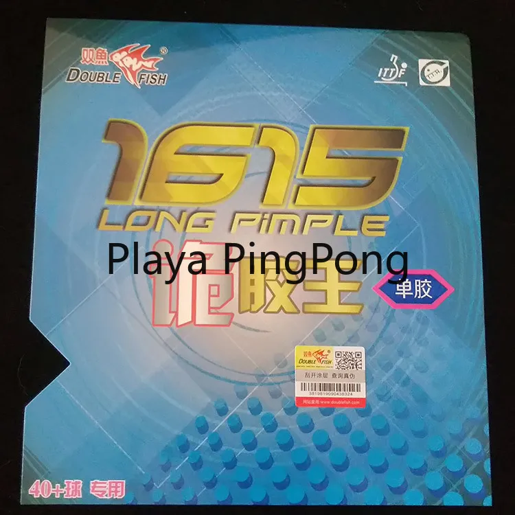 Original Double Fish 1615 MonsterTable Tennis Rubber Long Pimple Ping Pong Rubber Pips-Out Back Spin for 40+ Ball