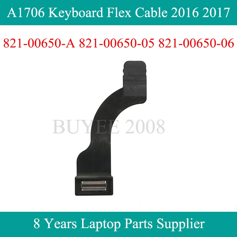 

For Macbook Pro 13.3" A1706 Keyboard Flex Cable Connector 821-00650-A 821-00650-05 821-00650-06 2016 2017 Year Replacement