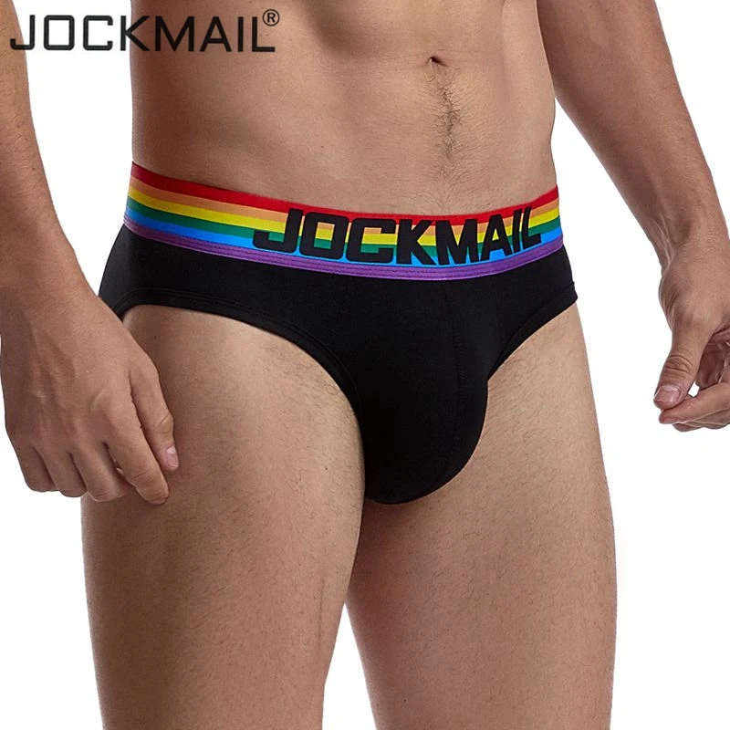 JOCKMAIL Men Briefs Underwear cotton Sexy Breathable Underpants mesh Comfortable Mens Underwear Shorts Cueca Gay Male Panties