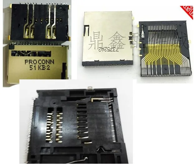 5PCS  SD card holder SIM card holder SD+XD+MMC+MS MXP038-A02032 5-in-1 SDC013-A0-501F SDC009-A0-2274 MXP038-A0-7030