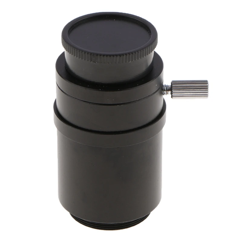 Adaptador de cámara de microscopio estéreo, 1 adaptador de montaje en C para microscopio estéreo Trinocular, cámara Digital CCD USB, accesorios CTV