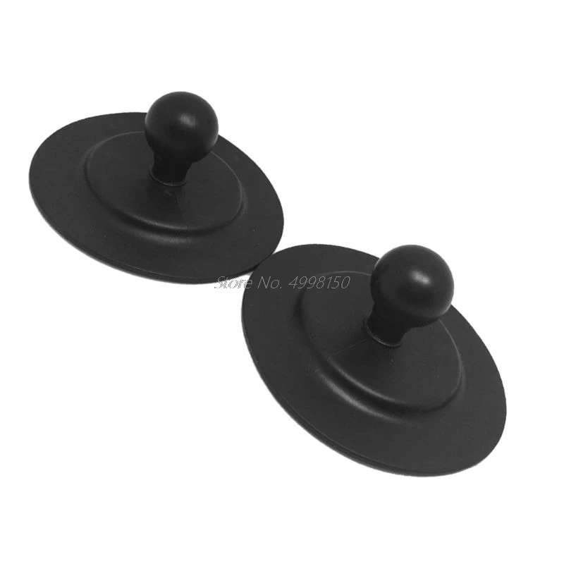 Rubber Ball Head Mount Car Dashboard Suction Cup Round Plate with Adhesive Tape for Ram Mounts for Gopro GPS Camera Smartphones