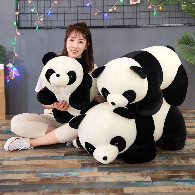 60Cm Large Stuffed Toys Panda Pillow Hugs Plush Soft Toy Decorative Decor Home Kawaii Plushes Chair Cushion Gift To Girlfriend