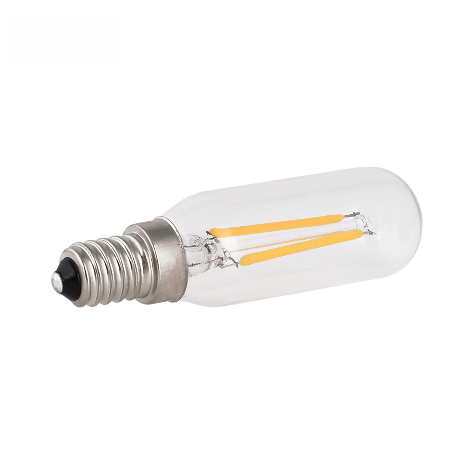 2W T25 Vintage Tubular LED Filament Bulb LED Light Bulbs SES Small Edison Screw E14 Base Warm White 2700K 20W Halogen Equivalent