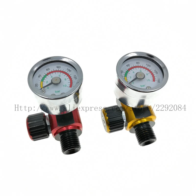 Scratch HVLP Spray Gun Air Regulator Gauge & In-line Water Trap Filter Tool spray gun regulator and Mini spray gun Air Filter