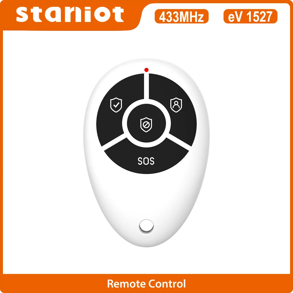 Stanot-セキュリティアラームシステム,高品質のポータブルデバイス,4つのボタン,ワイヤレスリモコン,wifi,gsm,433mhz