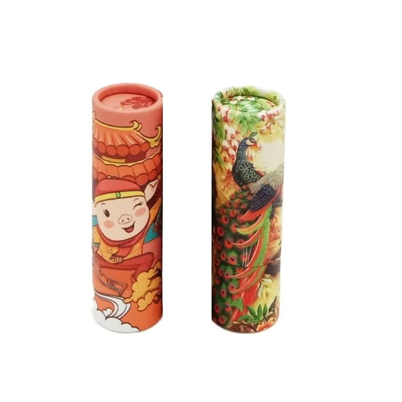 

Papery Lipstick Tube Empty Lip Balm Tubes Circular Paper Lipstick Container Cosmetic Container 12.1MM 20pcs/lot