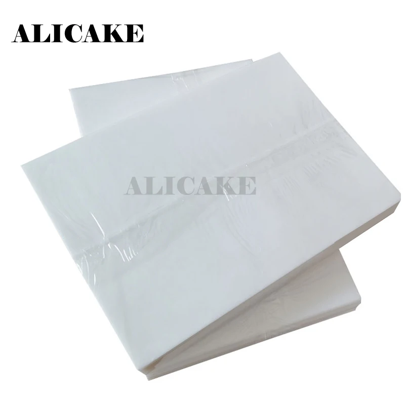 50Pcs Wafer Sheets for Cake Rice Paper A4 Size 0.3/0.65mm Thickness Cake Decoration Tools Digital Printing For Party Wedding