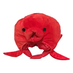 Cute Octopus Sea Animal Hat Plush Stuffed Toy Headwear Cap Cosplay Party Props 649C