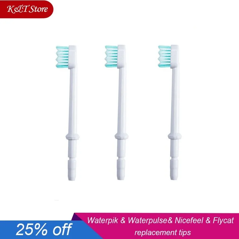 

Replacement ToothBrush Head For Waterpulse Waterpik Nicefeel Flycat Jet Tips Nozzles Dental Water Floss Oral Irrigator Accessory