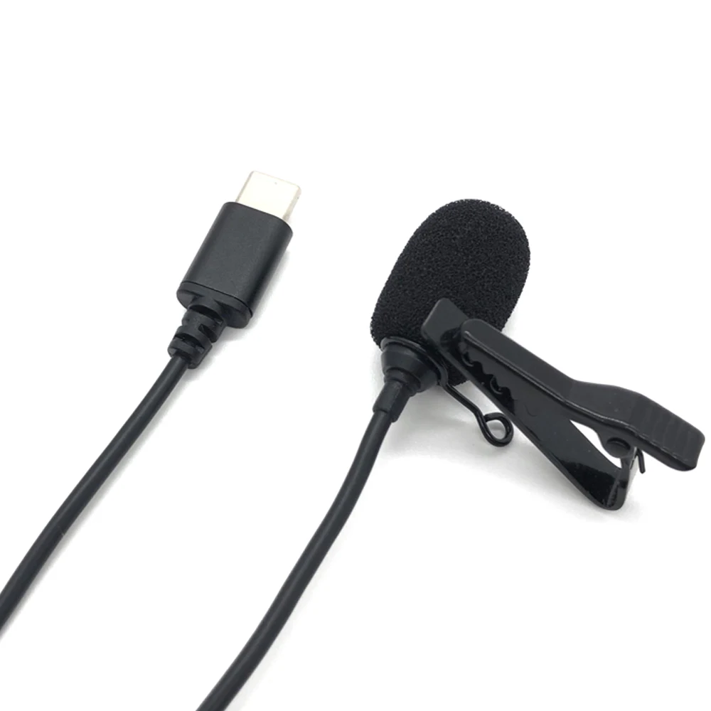 TUYU Type-C Lavalier microphone no need mic adapter For Insta360 one x2 X3 camera Accessories hi-fi sound noise reduction