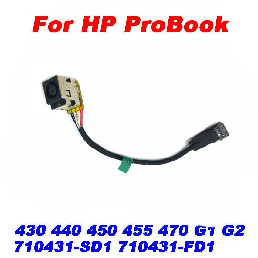 

10 шт. Новый кабель питания постоянного тока для HP ProBook 430 440 450 455 470 G1 G2 710431-SD1 710431-FD1